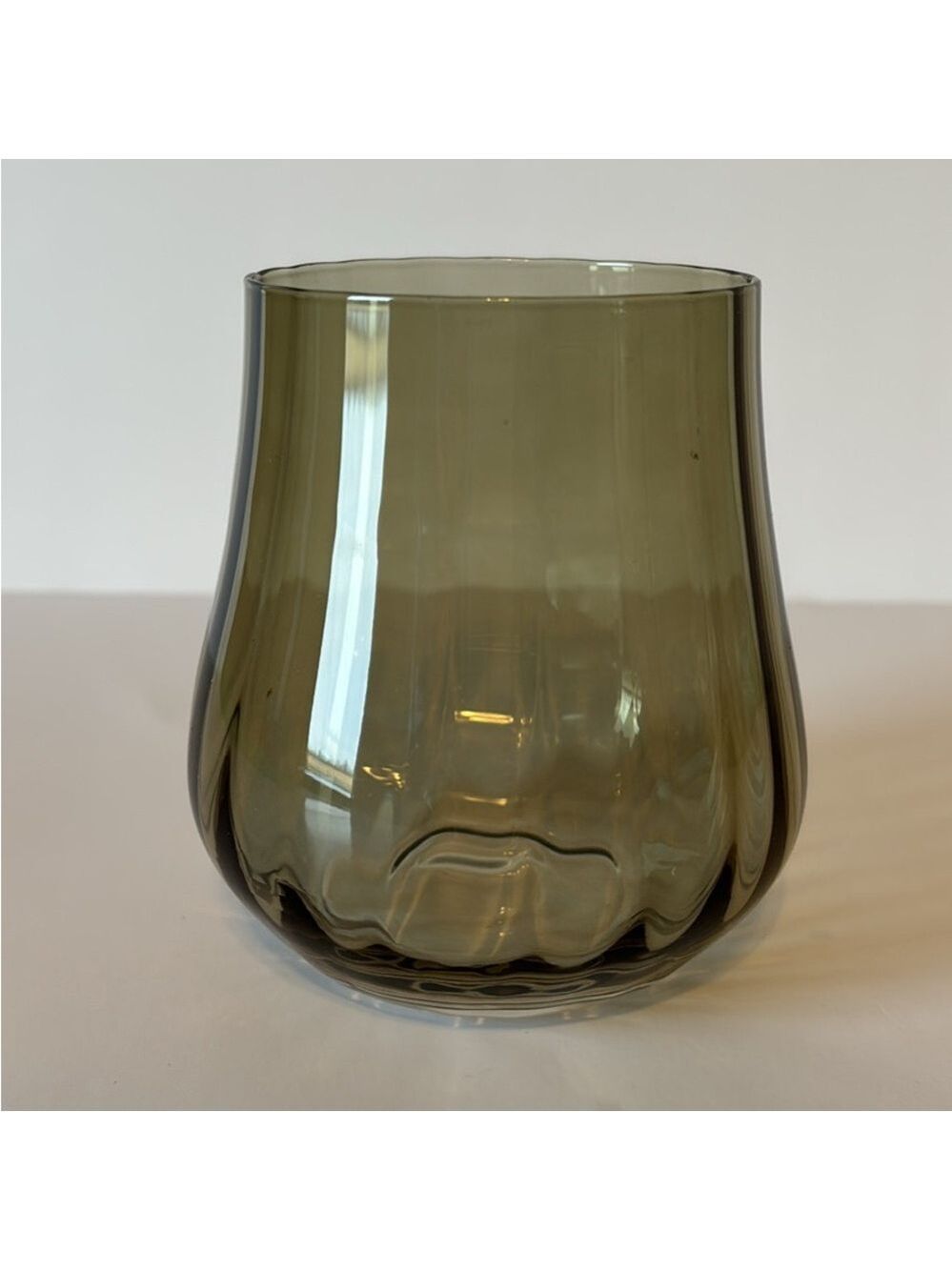Smoked Glass Decorative Vase - Home Accents